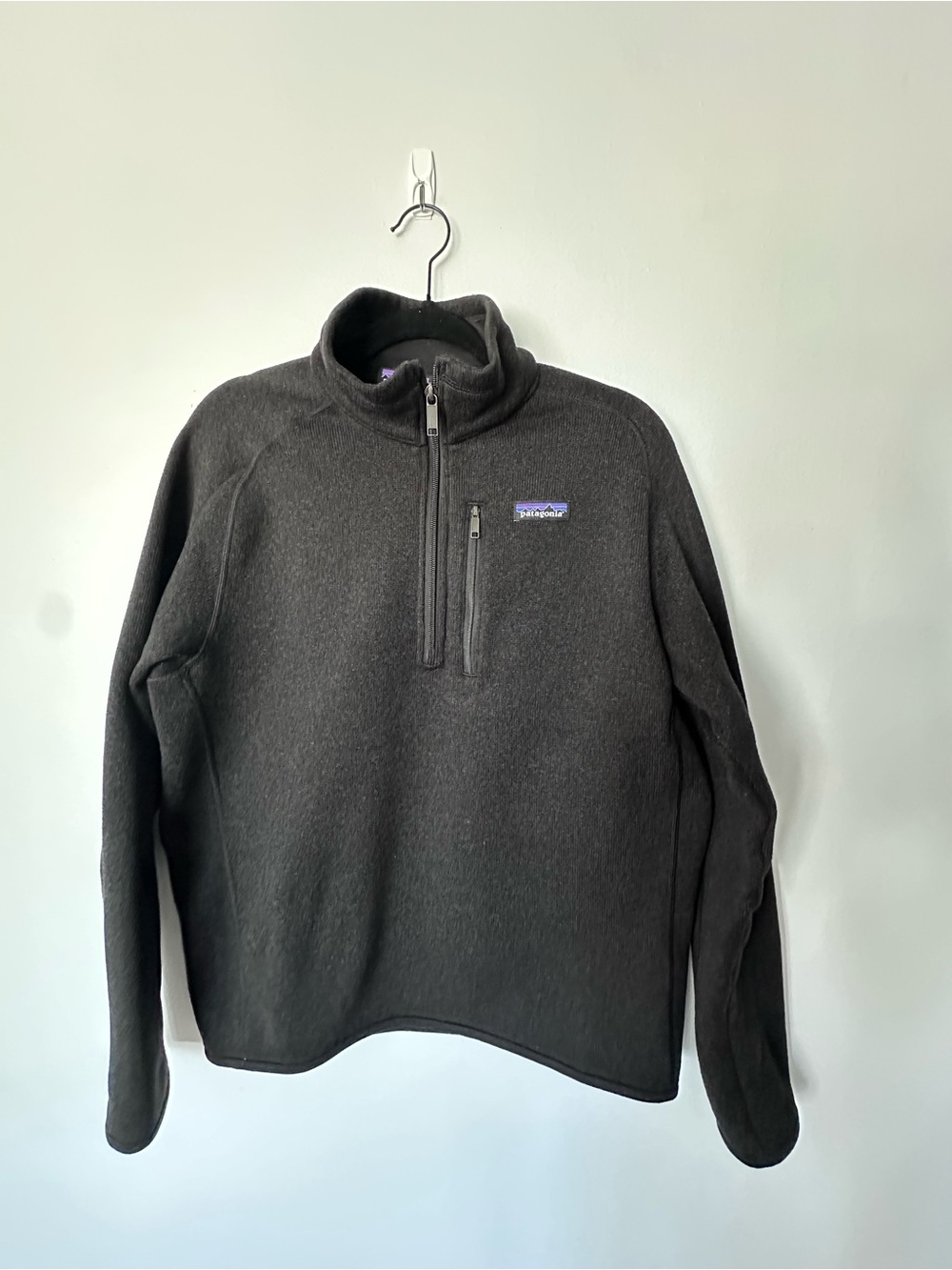 Patagonia Black Half-Zip Fleece Pullover